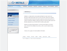 Tablet Screenshot of airmetals.com